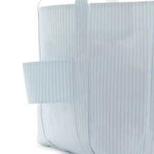 Load image into Gallery viewer, BLUE PIMLICO STRIPE JUMBO X-LARGE TOTE
