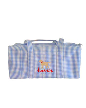 Load image into Gallery viewer, SKY GINGHAM WEEKENDER