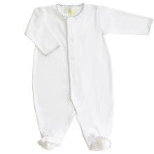 Load image into Gallery viewer, Pixie Lily Blue Jersey Footy Romper
