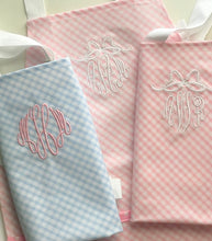Load image into Gallery viewer, Blue Gingham Laminate Apron