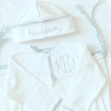 Load image into Gallery viewer, Pixie Lily Blue Jersey Baby Sack