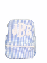 Load image into Gallery viewer, SKY GINGHAM BACKPACKER