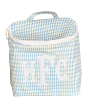Load image into Gallery viewer, MIST GINGHAM TAKE AWAY LUNCH BAG