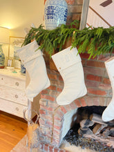 Load image into Gallery viewer, Ivory Christmas Stocking