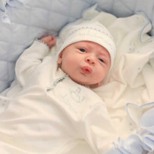 Load image into Gallery viewer, Pixie Lily Blue Jersey Baby Sack