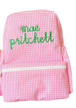 Load image into Gallery viewer, PINK GINGHAM BACKPACKER