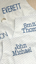 Load image into Gallery viewer, Blue Gingham Laminate Apron