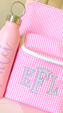 Load image into Gallery viewer, PINK GINGHAM TAKE AWAY LUNCH BAG