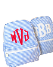 Load image into Gallery viewer, SKY GINGHAM BACKPACKER
