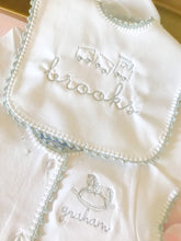 Load image into Gallery viewer, Pixie Lily Blue Bib