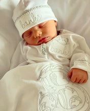 Load image into Gallery viewer, Pixie Lily Blue Jersey Receiving Blanket