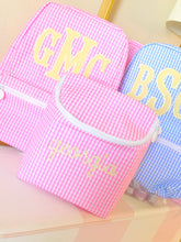 Load image into Gallery viewer, PINK GINGHAM TAKE AWAY LUNCH BAG