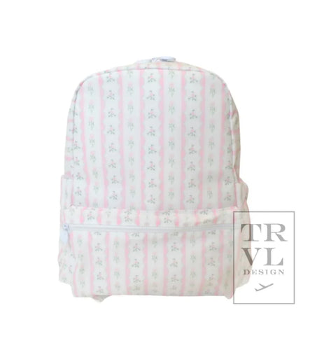 PINK RIBBON FLORAL BACKPACKER