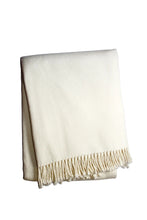 Load image into Gallery viewer, Cream Solid Plush Cotton Blend Throw