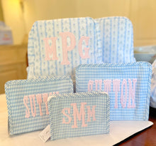 Load image into Gallery viewer, Mist Gingham Large Roadie