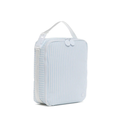 BLUE PIMLICO STRIPE LUNCH BOX INSULATED LUNCH BAG