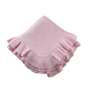 Jersey Knitted Ruffle Blankets