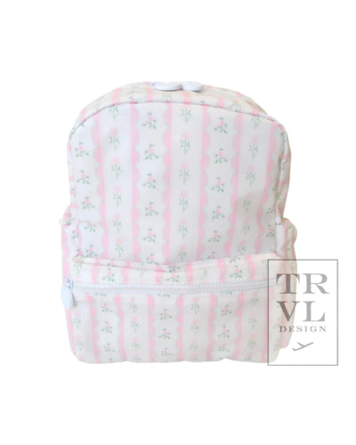 PINK RIBBON FLORAL MINI BACKPACKER