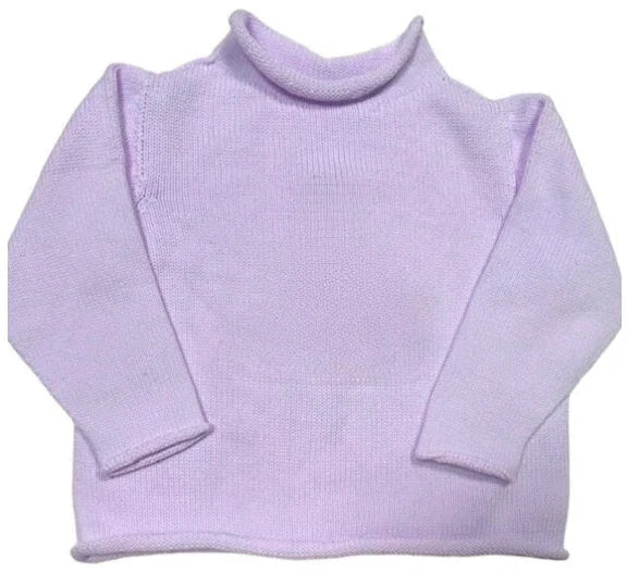 Lavender Cotton Rollneck Sweater