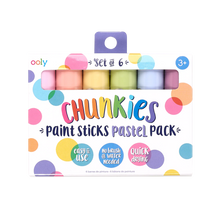 Load image into Gallery viewer, Chunkies Paint Sticks - Pastel - Set of 6
