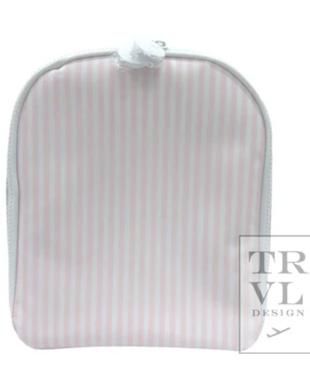 PINK PIMLICO STRIPE BRING IT LUNCH BAG