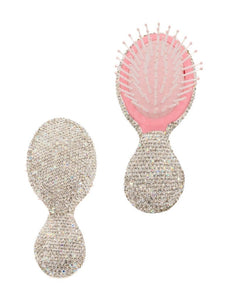 Bari Lynn Small Crystal Hair Brush