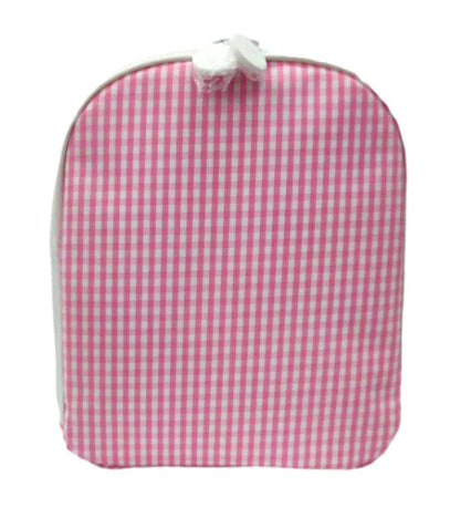 Pink Gingham Bring It Lunch Bag