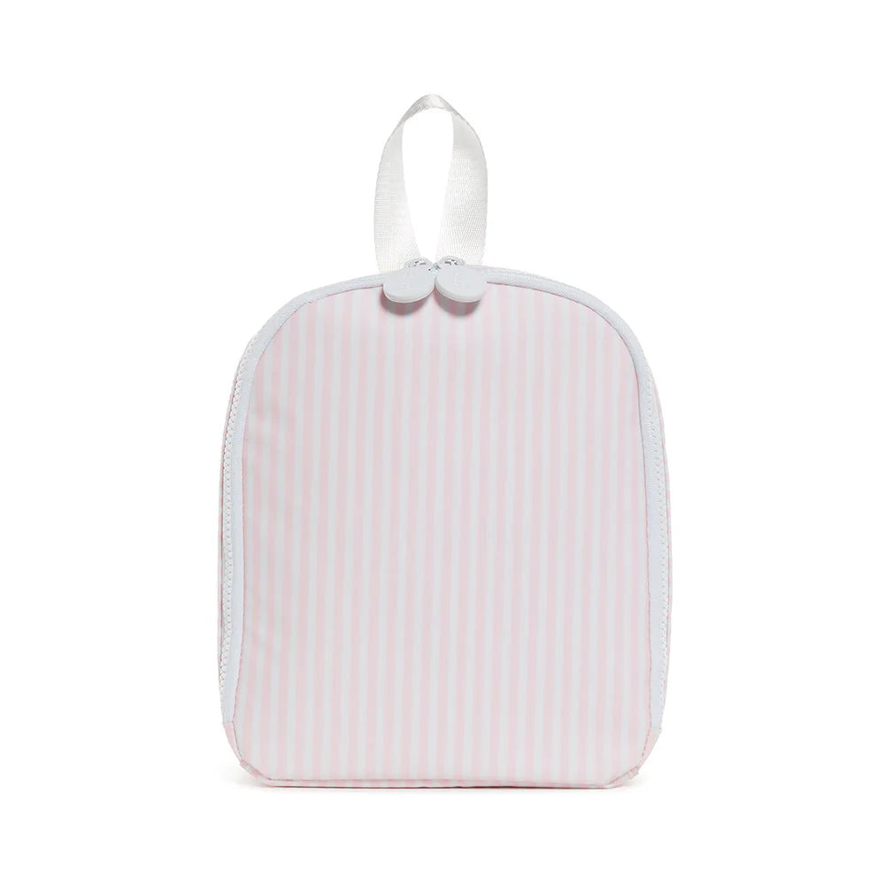 PINK PIMLICO STRIPE BRING IT LUNCH BAG