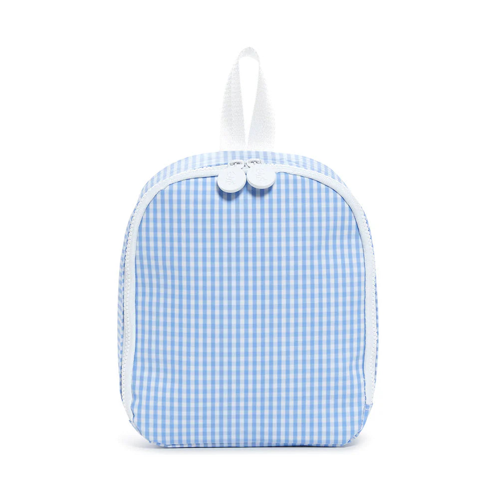 SKY GINGHAM BRING IT LUNCH TOTE