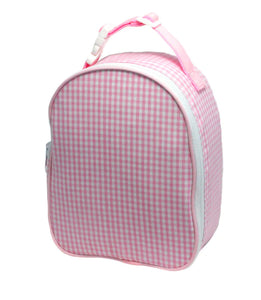 Pink Gingham Gumdrop Lunchbox
