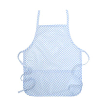 Load image into Gallery viewer, Blue Gingham Laminate Apron