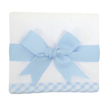 Load image into Gallery viewer, Gingham Trim Burp Cloth