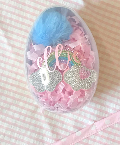 Personalized Easter Eggs w/Clear Top