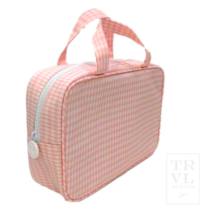 Load image into Gallery viewer, Taffy Pink Gingham Carry On Bag