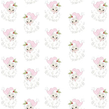 Load image into Gallery viewer, Vintage Santa Pink Gift Wrap