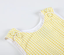 Load image into Gallery viewer, Yellow Gingham Bubble