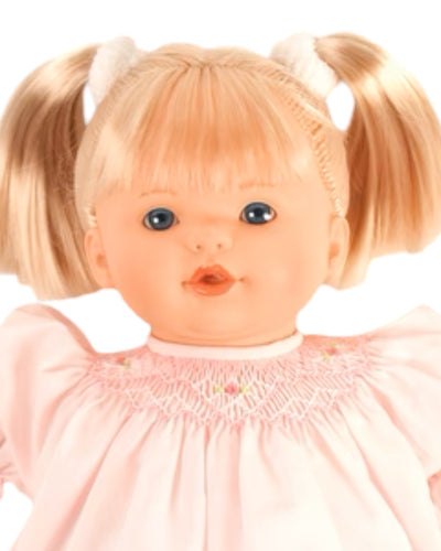 Baby Doll with Blonde Pigtails