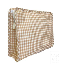 Load image into Gallery viewer, Khaki Gingham Large Roadie