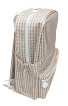 Load image into Gallery viewer, Khaki Gingham Backpack