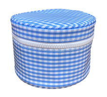 Load image into Gallery viewer, Sky Blue Gingham Roundup Bag