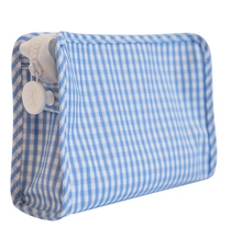 Load image into Gallery viewer, Sky Blue Gingham Small Roadie