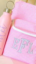 Load image into Gallery viewer, Pink Gingham Take Away Lunch Bag