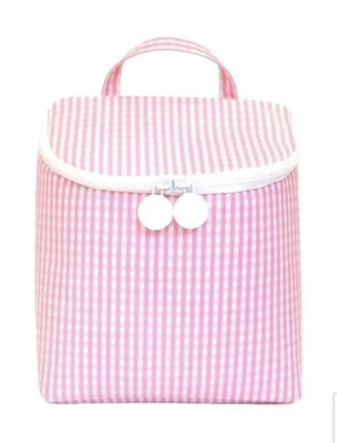 Pink Gingham Lunch Tote