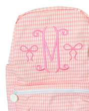 Load image into Gallery viewer, Taffy Pink Gingham Backpack