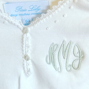 Pixie Lily White Jersey Baby Sack