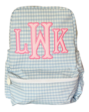 MIST BLUE GINGHAM BACKPACKER