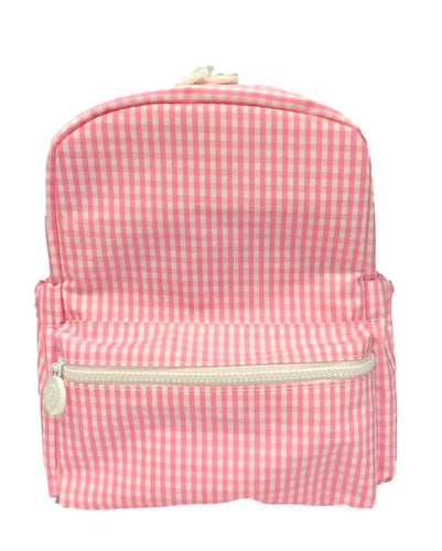 Pink Gingham Mini Backpack